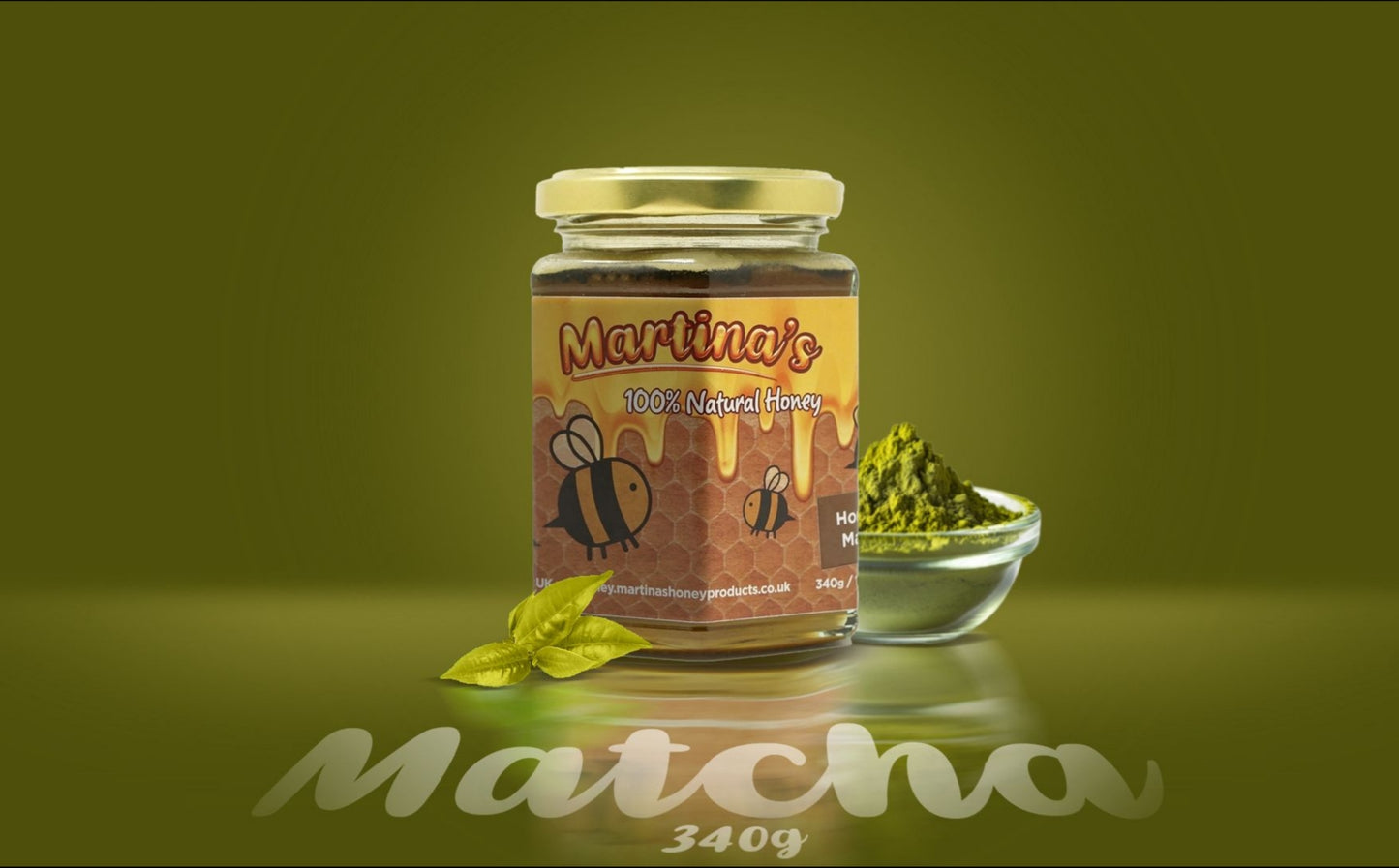 Martina's Matcha & Honey- 340g