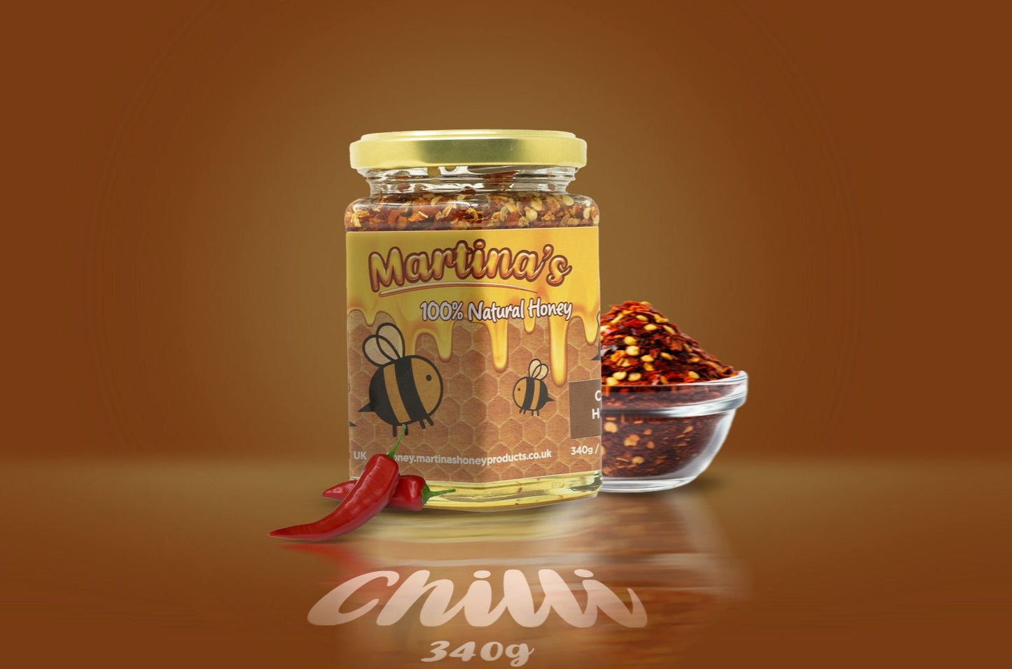 Martina's  Chilli Honey  - 340g